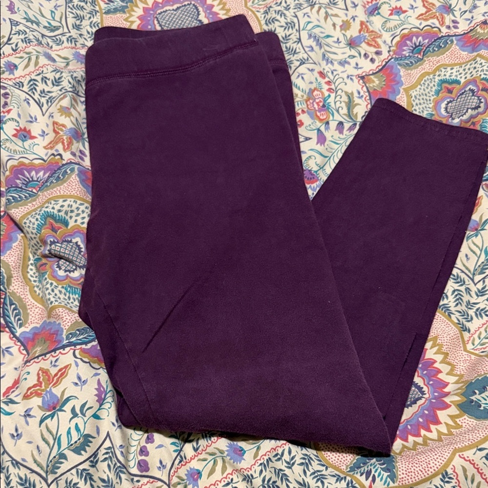 Aerie Deep Purple crop Leggings